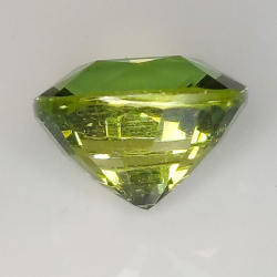 5.82ct Apatite Verde taglio cuscino 10.5x10.5mm