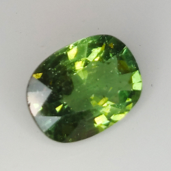 4.49ct Apatite Verde taglio cuscino 11.8x8.8mm