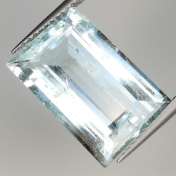 7.52ct Aquamarine rectangular cut 15.8x10.2mm