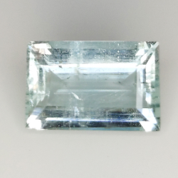 7.52ct Aguamarina talla rectangular 15.8x10.2mm