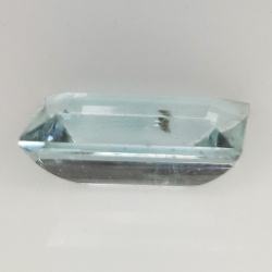 7.52ct Acquamarina taglio rettangolare 15.8x10.2mm