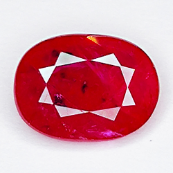 2.13ct Ruby oval cut 9x6mm