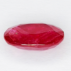 1.64ct Ruby oval cut 8x7mm