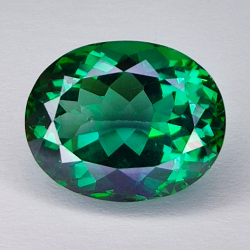 12,68ct Grüner Topas ovalschliff 15,8x12,4mm