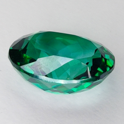 10.24ct Topazio Verde taglio ovale 14.2x12.3mm