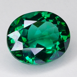 8.51ct Topacio Verde talla oval 13.1x10.5mm