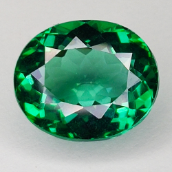 9.81ct Topacio Verde talla oval 14.0x11.9mm