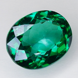 10,70ct Grüner Topas ovalschliff 13,5x11,2mm