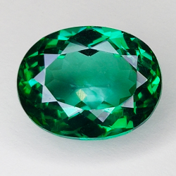 10.70ct Green Topaz oval cut 13.5x11.2mm