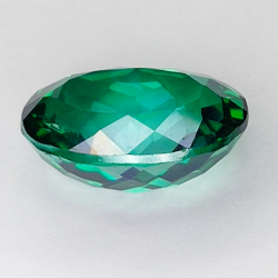 10.70ct Topazio Verde taglio ovale 13.5x11.2mm