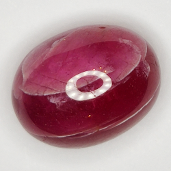 31.75ct Rubino cabochon ovale 19x14mm