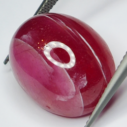 31.75ct Rubis cabochon ovale 19x14mm