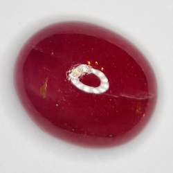 24.60ct Rubino cabochon ovale 18x15mm