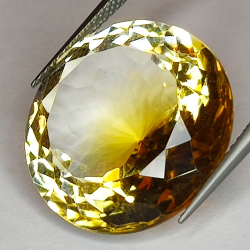 24,79ct Citrin rundschliff 20x20mm