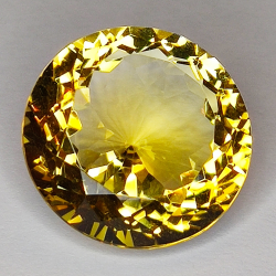 24.79ct Citrine round cut 20x20mm