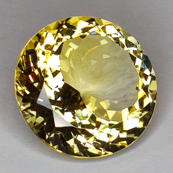 24,42ct Citrin rundschliff 20x20mm