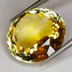 24.01ct Citrine coupe ronde 20x20mm