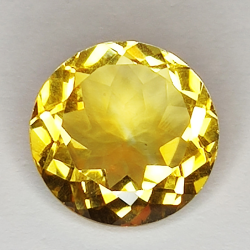 8.33ct Citrine round cut 14x14mm