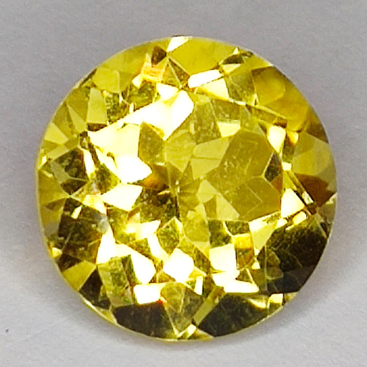 7,96ct Citrin rundschliff 13x13mm