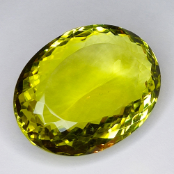 34.52ct Lemon Quartz oval cut 26x20mm