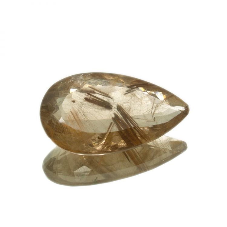 24,43ct. Rutile Quartz Pear Cut