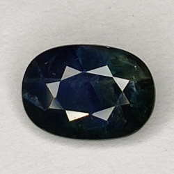 1.11ct Zafiro Azul talla oval 7x5mm