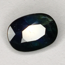 1.11ct Zaffiro Blu taglio ovale 7x5mm