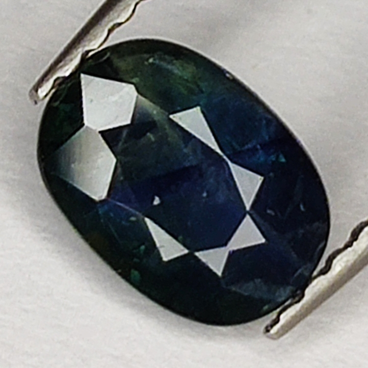 1.11ct Blauer Saphir ovalschliff 7x5mm