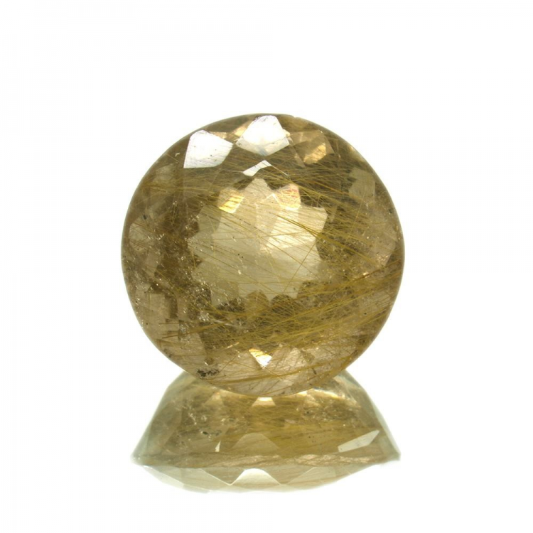 15.88ct. Rutile Quartz Round Cut