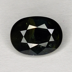 1.53ct Blauer Saphir ovalschliff 7x5mm