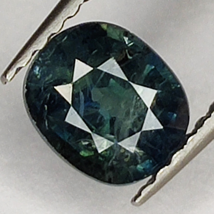 1.05ct Blauer Saphir ovalschliff 6.3x5.3mm