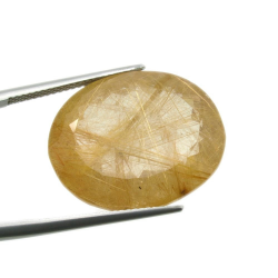 29.30ct. Rutile Quartz Oval Cut