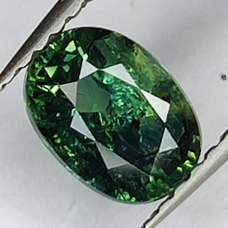 1.14ct Zafiro Azul talla oval 6x5mm