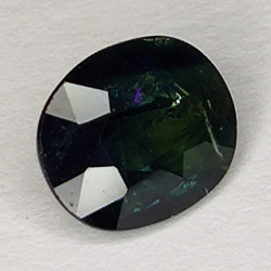 1.57ct Zaffiro Blu taglio ovale 7x6mm