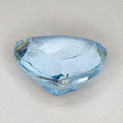 7.32ct Blue Topaz trilliant cut 12.4x12.0mm