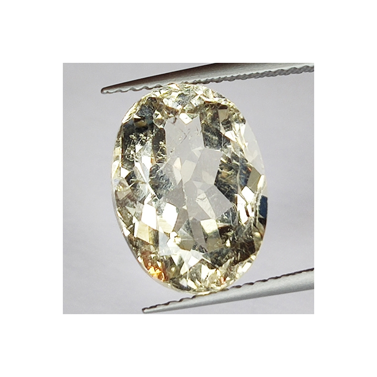 8.49ct Champagner Topas ovalschliff 13.5x10.0mm