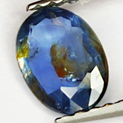 0.80ct Zafiro Azul talla oval 6.8x5.0mm