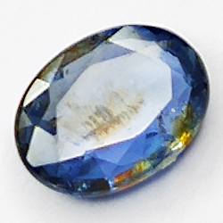 0.80ct Blauer Saphir Ovalschliff 6.8x5.0mm