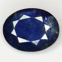 1.45ct Zaffiro blu taglio ovale 7.9x6.0mm