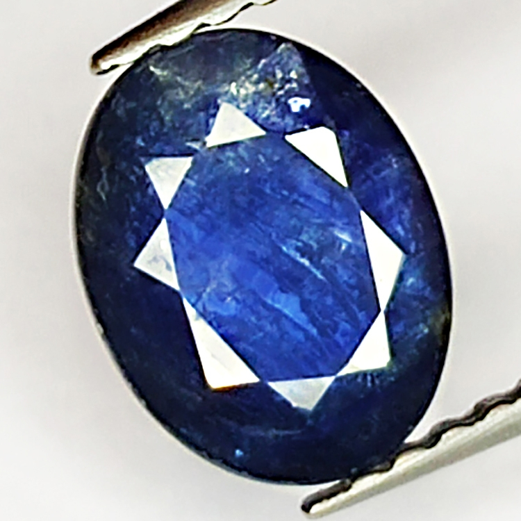 1.45ct Blauer Saphir Ovalschliff 7.9x6.0mm