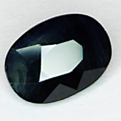 1.08ct Blauer Saphir Ovalschliff 7.1x5.1mm