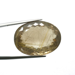 30.22ct. Rutile Quartz Oval Cut