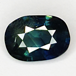 0.96ct Blauer Saphir Ovalschliff 7.0x4.9mm