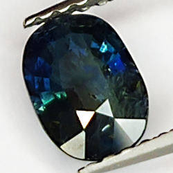 0.96ct Blue Sapphire oval cut 7.0x4.9mm