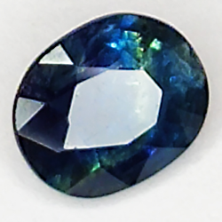 0.75ct Blauer Saphir Ovalschliff 5.8x4.8mm