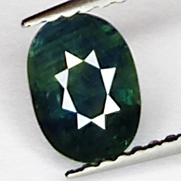 1.35ct Blauer Saphir Ovalschliff 7.0x5.2mm