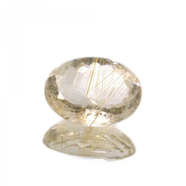 31,34ct. Rutile Quartz Oval Cut