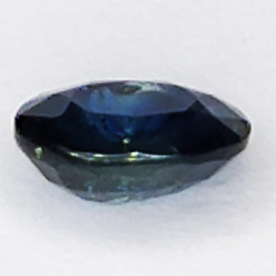 0.78ct Bleue Saphir coupe ovale 6.0x4.9mm