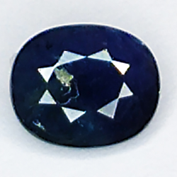 0.83ct Zaffiro blu taglio ovale 6.0x5.0mm