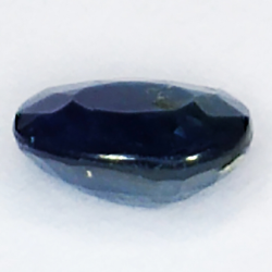 0.83ct Bleue Saphir coupe ovale 6.0x5.0mm